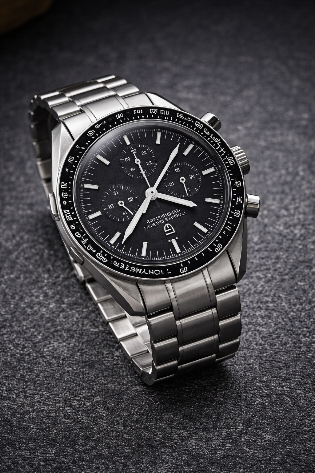 BD Men Silver Stainless Steel Strap Watch